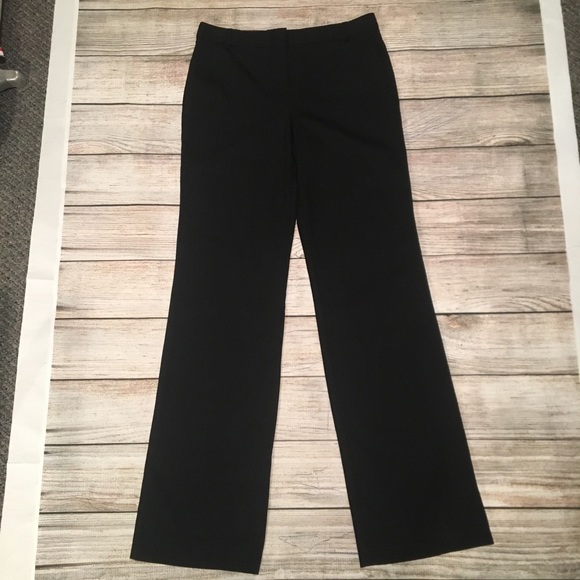 BCBG MaxAzria Wool Black Striped Mariam Pants - Picture 5 of 11